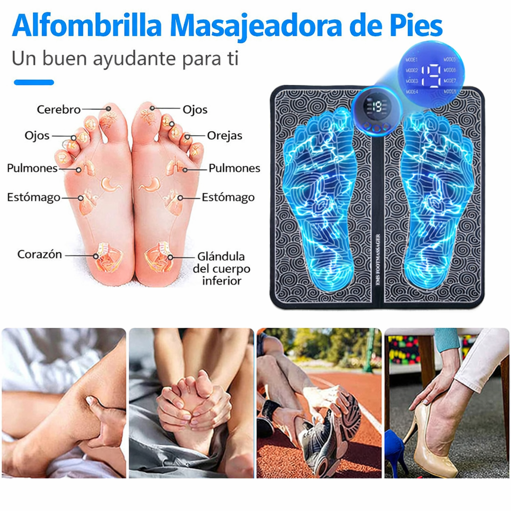 Tapete Masajeador Eléctrico para Pies